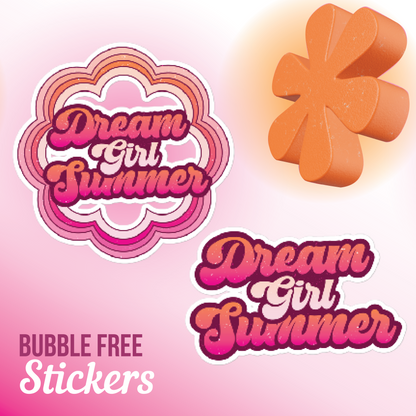 1000 Dreams Fund - Bubble-Free Stickers - Dream Girl Summer - TantrumCollectibles.com