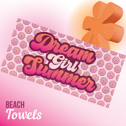 1000 Dreams Fund - Beach Towel - Dream Girl Summer - TantrumCollectibles.com