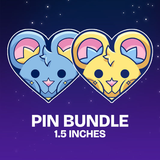 JoshJepson - Enamel Pin - Astro Heart