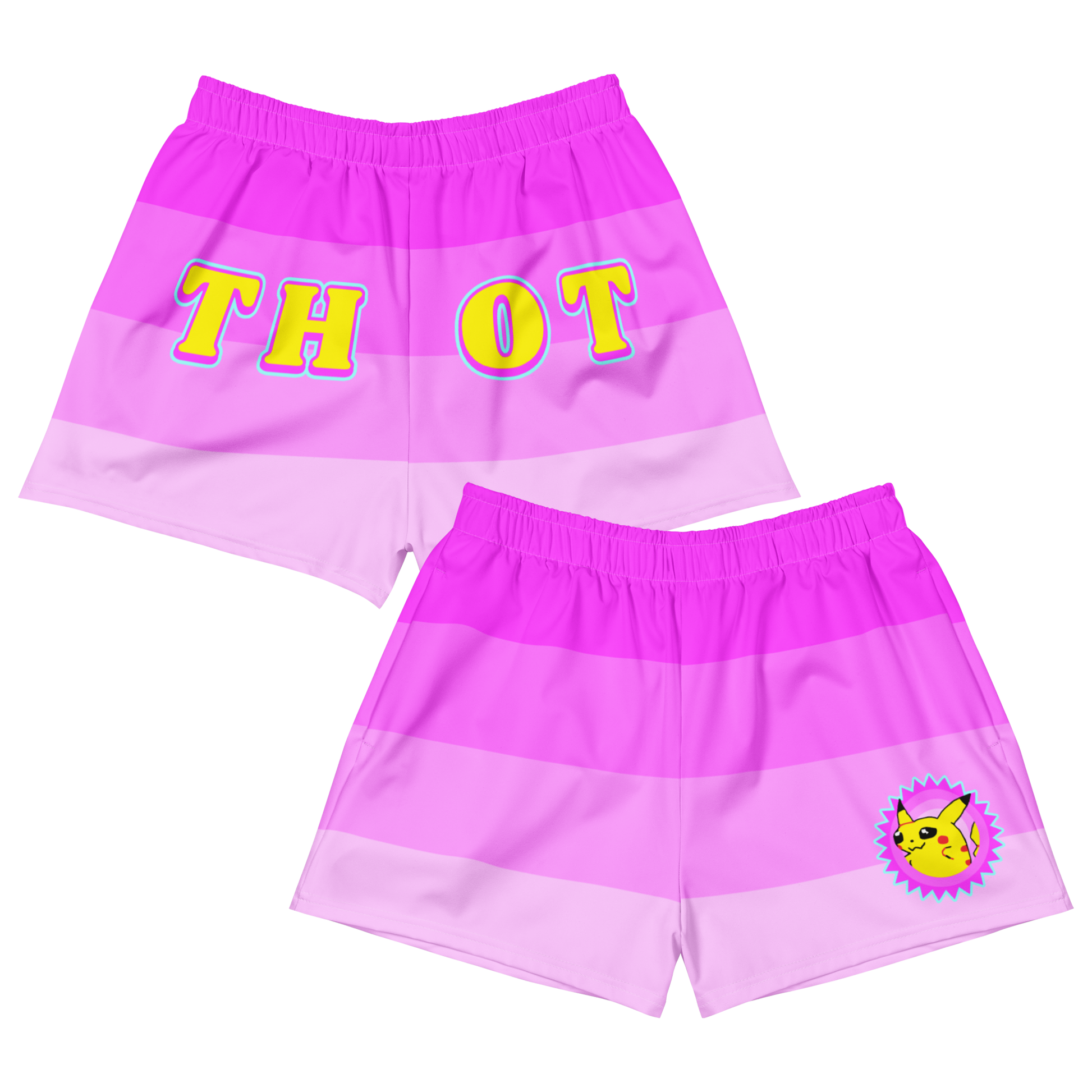Keizaron - Unisex Athletic Shorts - We Thot Summer - TantrumCollectibles.com