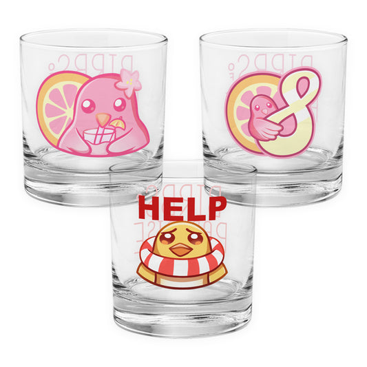 Kelpsey - Rocks Glasses - Year 8, Sip, & HELP - TantrumCollectibles.com