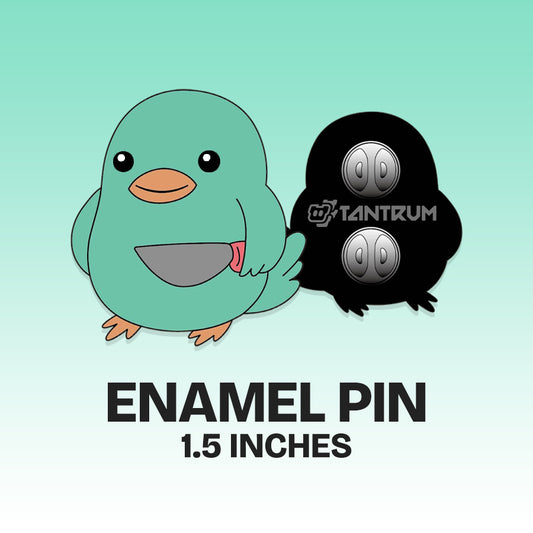 Kelpsey - Enamel Pin - Knife Birb