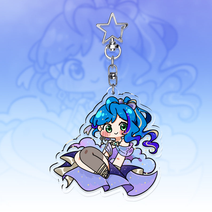 Kiara_TV - Acrylic Keychains - Peace Sign, Neko, & Cutesy - TantrumCollectibles.com