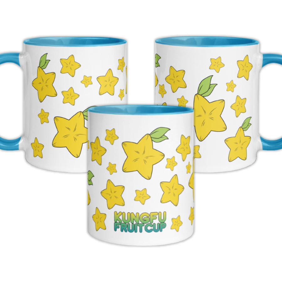 Kungfufruitcup - Colored Mug - Starfruit - TantrumCollectibles.com