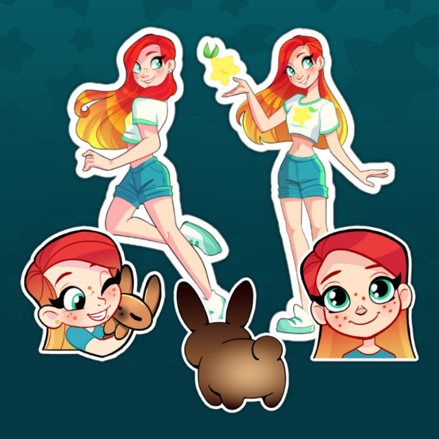 Kungfufruitcup - Bubble-Free Stickers - Fu & Baldwin - TantrumCollectibles.com