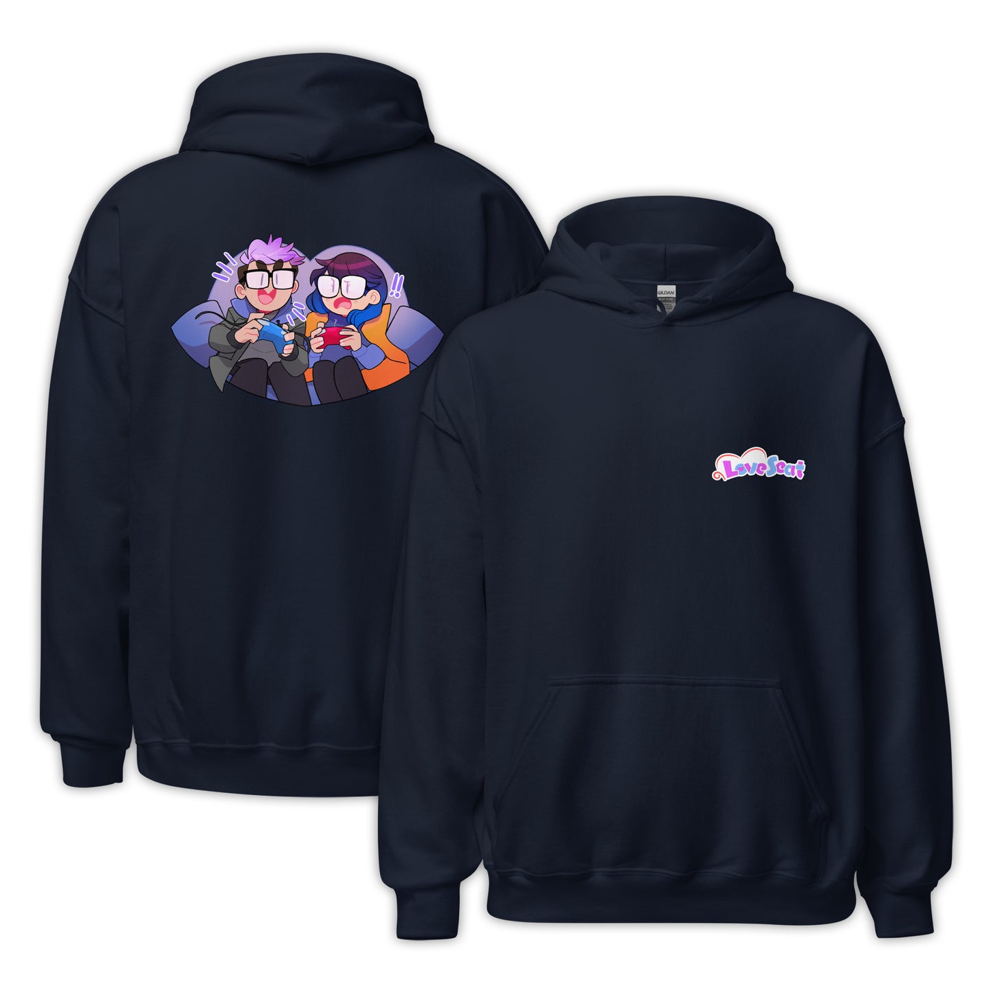 LaughingboyLP - Unisex Hoodie - Love Seat