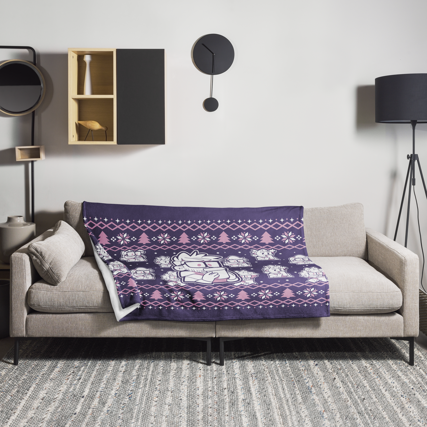 LaughingboyLP - Holiday Throw Blanket - Holiday Crew