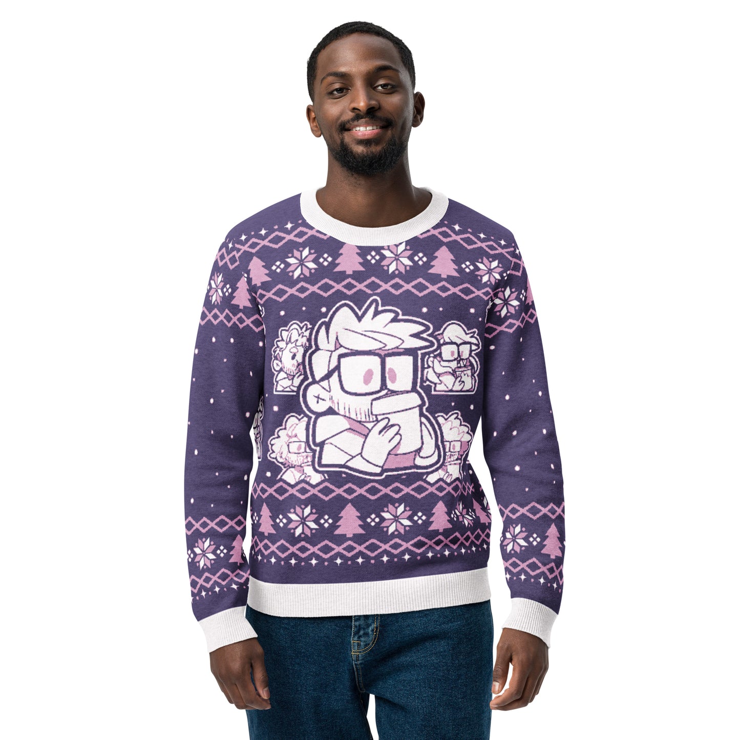 LaughingboyLP - Knitted Holiday Sweater - Holiday Crew