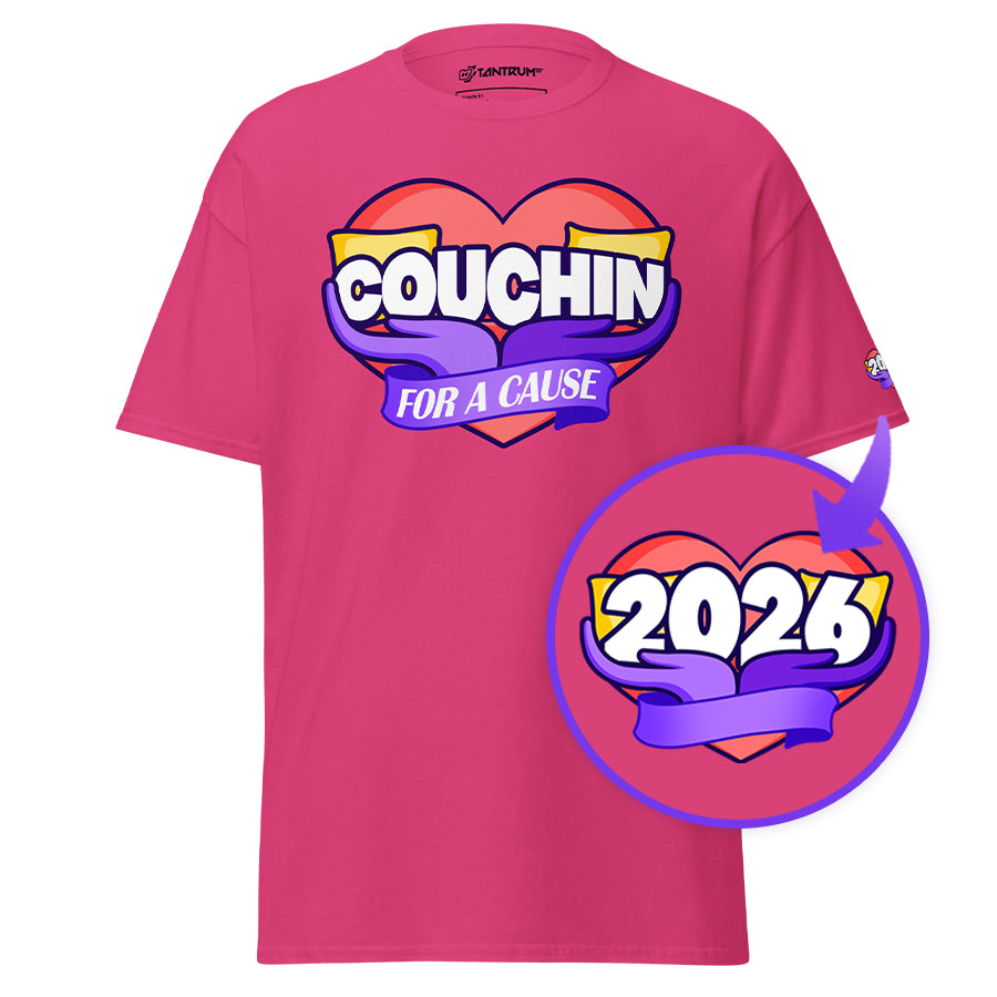 Couchin for a Cause 26' - Unisex Tee (With 2026 Logo) - TantrumCollectibles.com