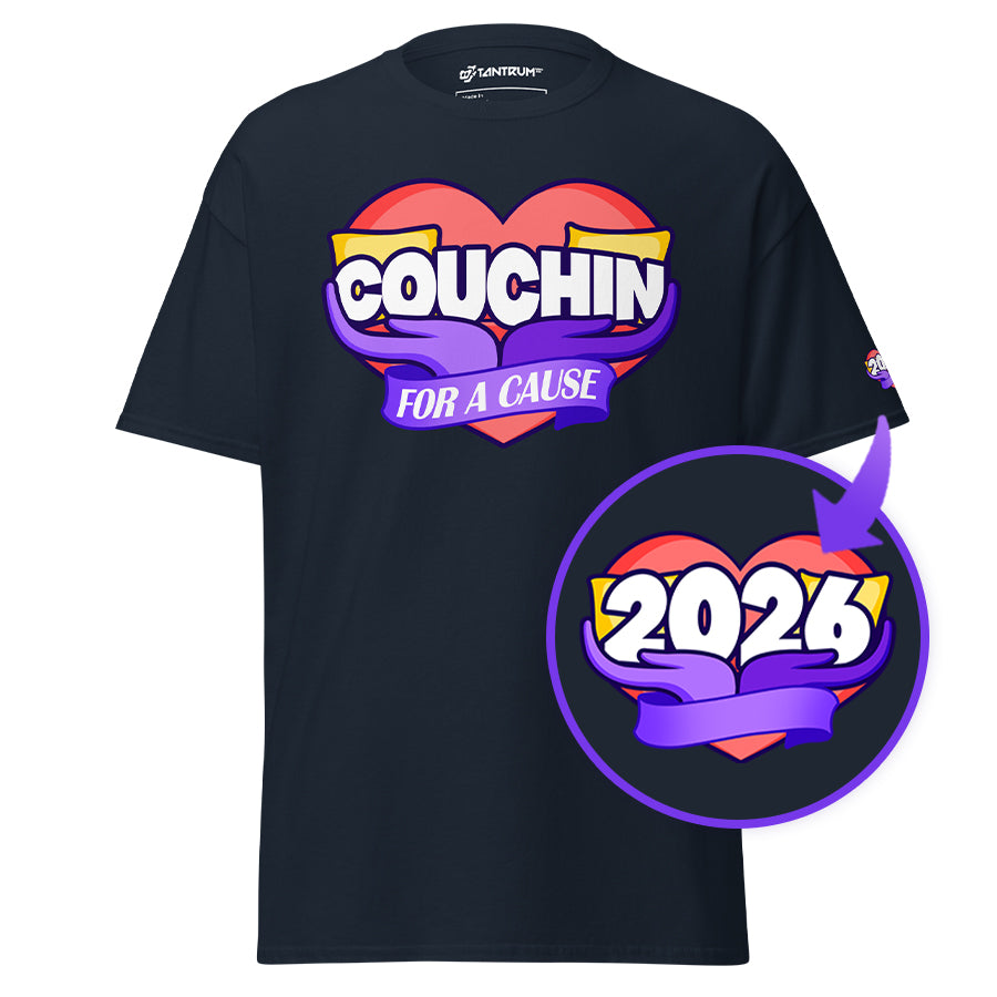 Couchin for a Cause 26' - Unisex Tee (With 2026 Logo) - TantrumCollectibles.com