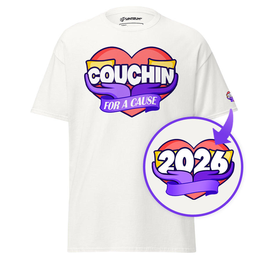 Couchin for a Cause 26' - Unisex Tee (With 2026 Logo) - TantrumCollectibles.com