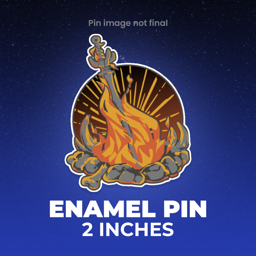 Lobosjr - Enamel Pin - Bonfire