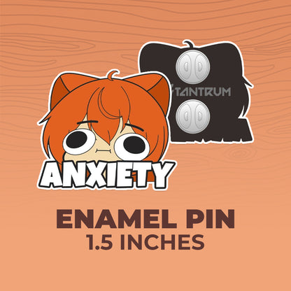 Lucah - Enamel Pins - Googly Eyes, Scoo, Chibi, Heart, Anxiety, Butt, & Soup Slut - TantrumCollectibles.com