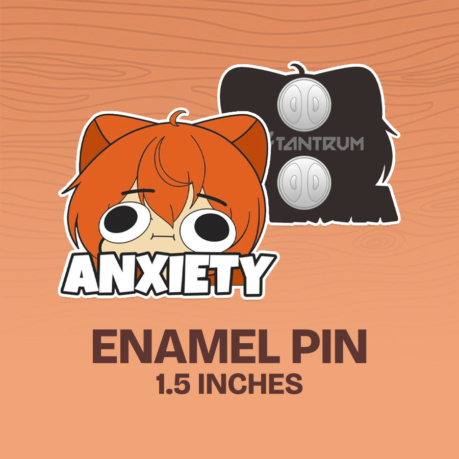 Lucah - Enamel Pins - Googly Eyes, Scoo, Chibi Lucah, Chibi Hoss, Heart, & Anxiety