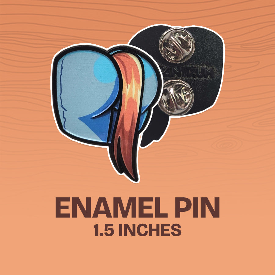 Lucah's Pin Parade - December Enamel Pins - Soup Slut & Butt