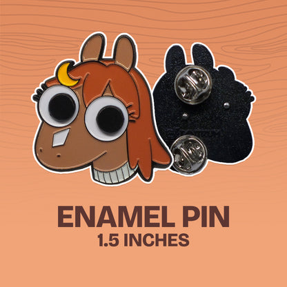 Lucah - Enamel Pins - Googly Eyes, Scoo, Chibi Lucah, Chibi Hoss, Heart, & Anxiety