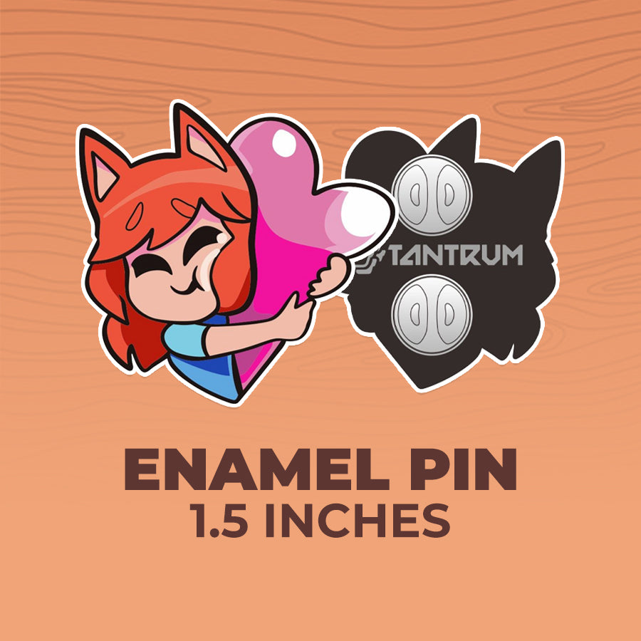 Lucah - Enamel Pins - Googly Eyes, Scoo, Chibi, Heart, Anxiety, Butt, & Soup Slut - TantrumCollectibles.com