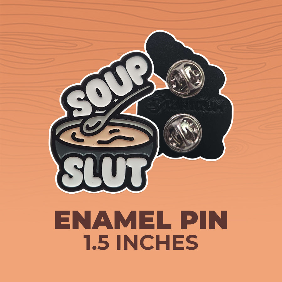 Lucah - Enamel Pins - Googly Eyes, Scoo, Chibi, Heart, Anxiety, Butt, & Soup Slut - TantrumCollectibles.com