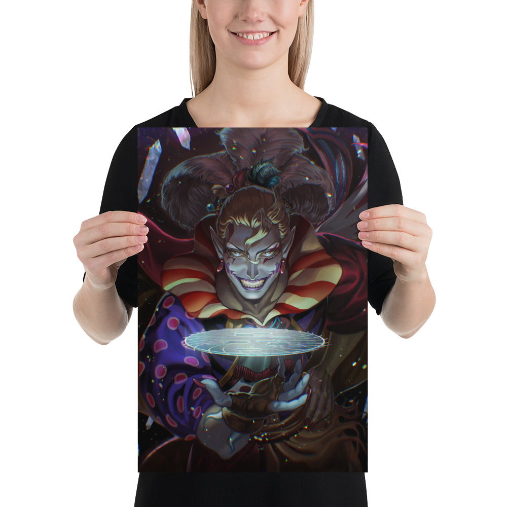 FFXIV World Race - 12x18" Poster - Kefka - TantrumCollectibles.com