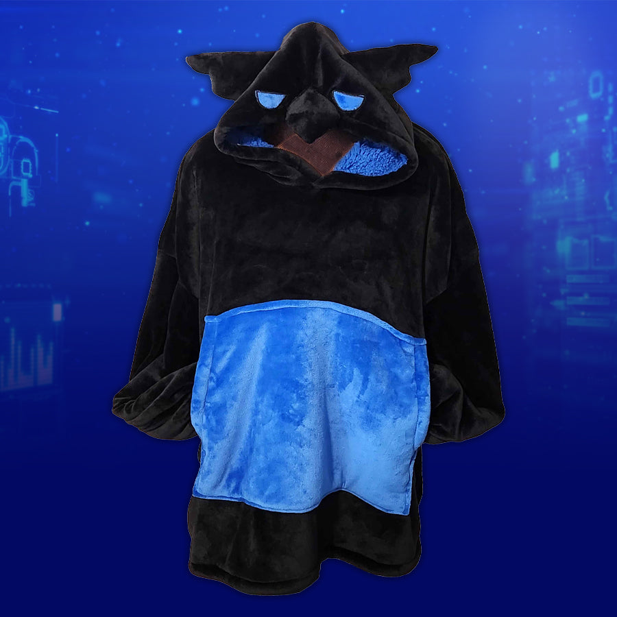 Masae - Oversized Crow Hooded Blanket - TantrumCollectibles.com