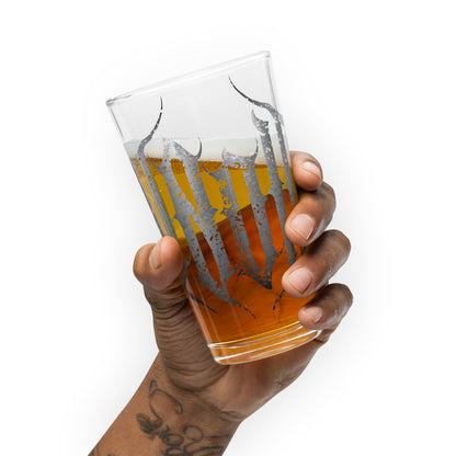 V0oid - Shaker Pint Glass - Metal Logo