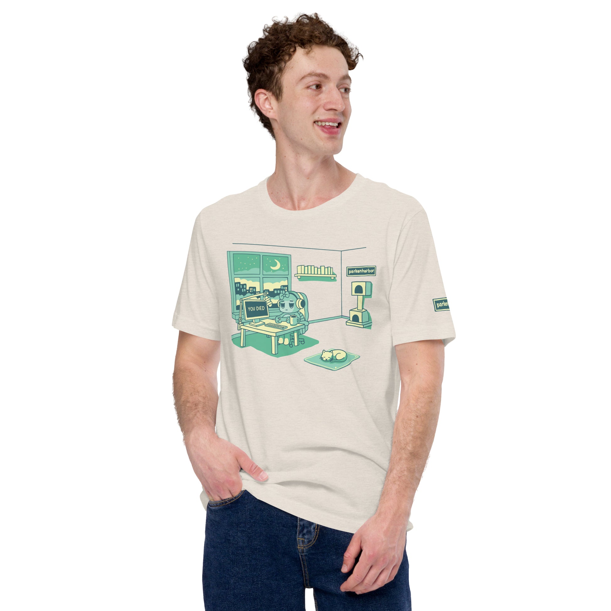 parkenharbor - Unisex Tee - Green Bedroom - TantrumCollectibles.com