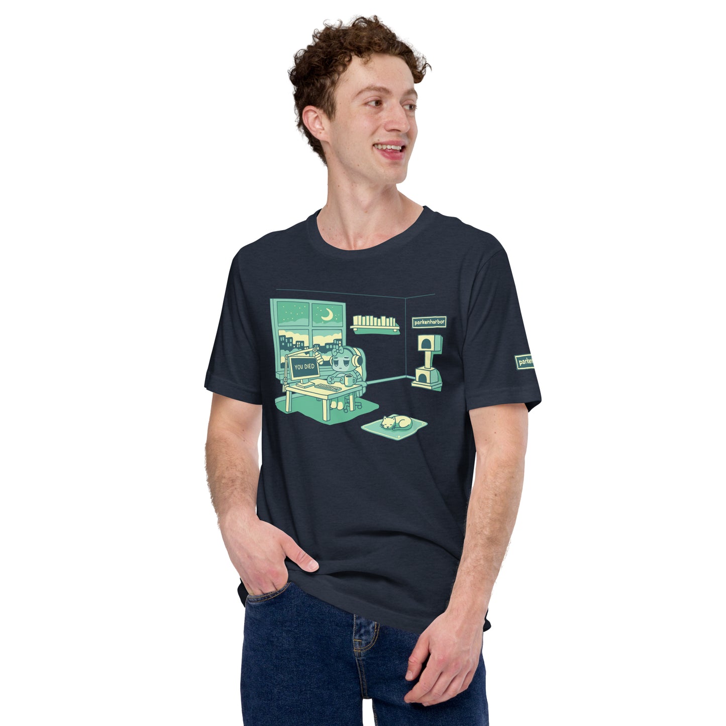 parkenharbor - Unisex Tee - Green Bedroom - TantrumCollectibles.com