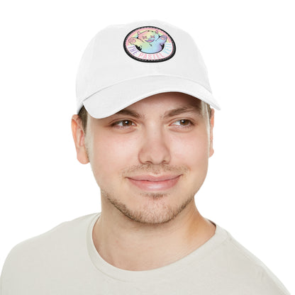 ThePastelYeti - Dad Hat with Leather Patch