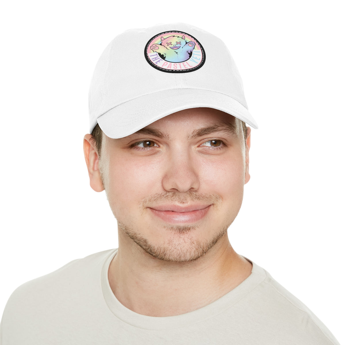 ThePastelYeti - Dad Hat with Leather Patch