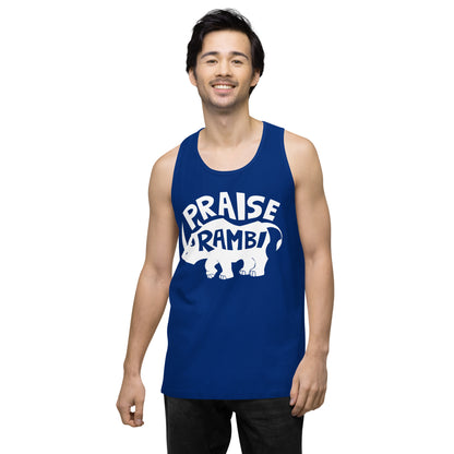 V0oid - Men’s Premium Tank Top - Praise Rambi