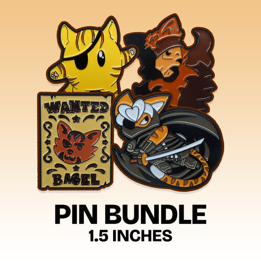 ProtonJon - Bagel Enamel Pins