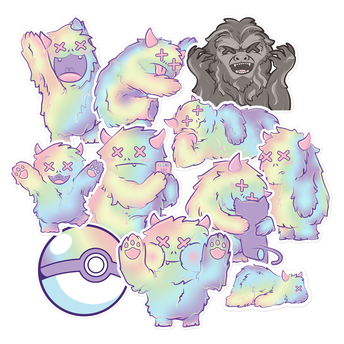 ThePastelYeti - Bubble-Free Stickers