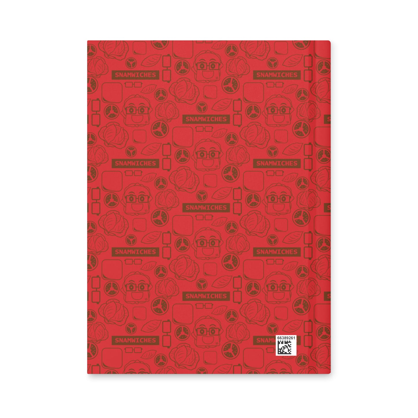 Snamwiches - Hardcover Journal - Snamwich Pattern - TantrumCollectibles.com