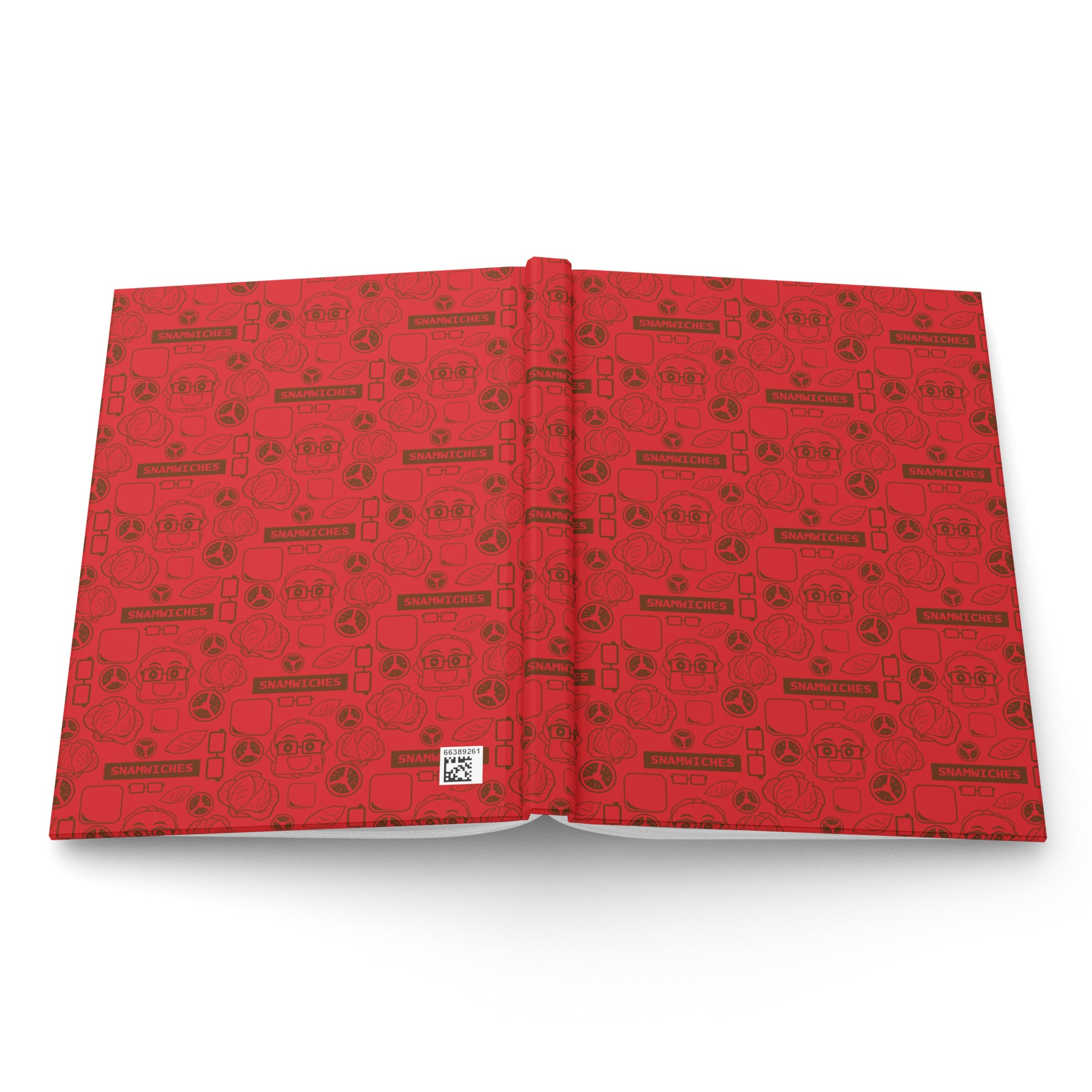 Snamwiches - Hardcover Journal - Snamwich Pattern - TantrumCollectibles.com