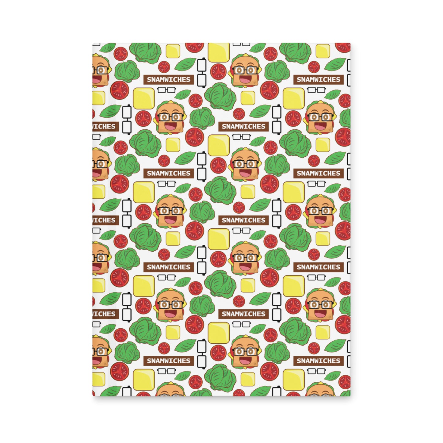 Snamwiches - Hardcover Journal - Snamwich Pattern - TantrumCollectibles.com