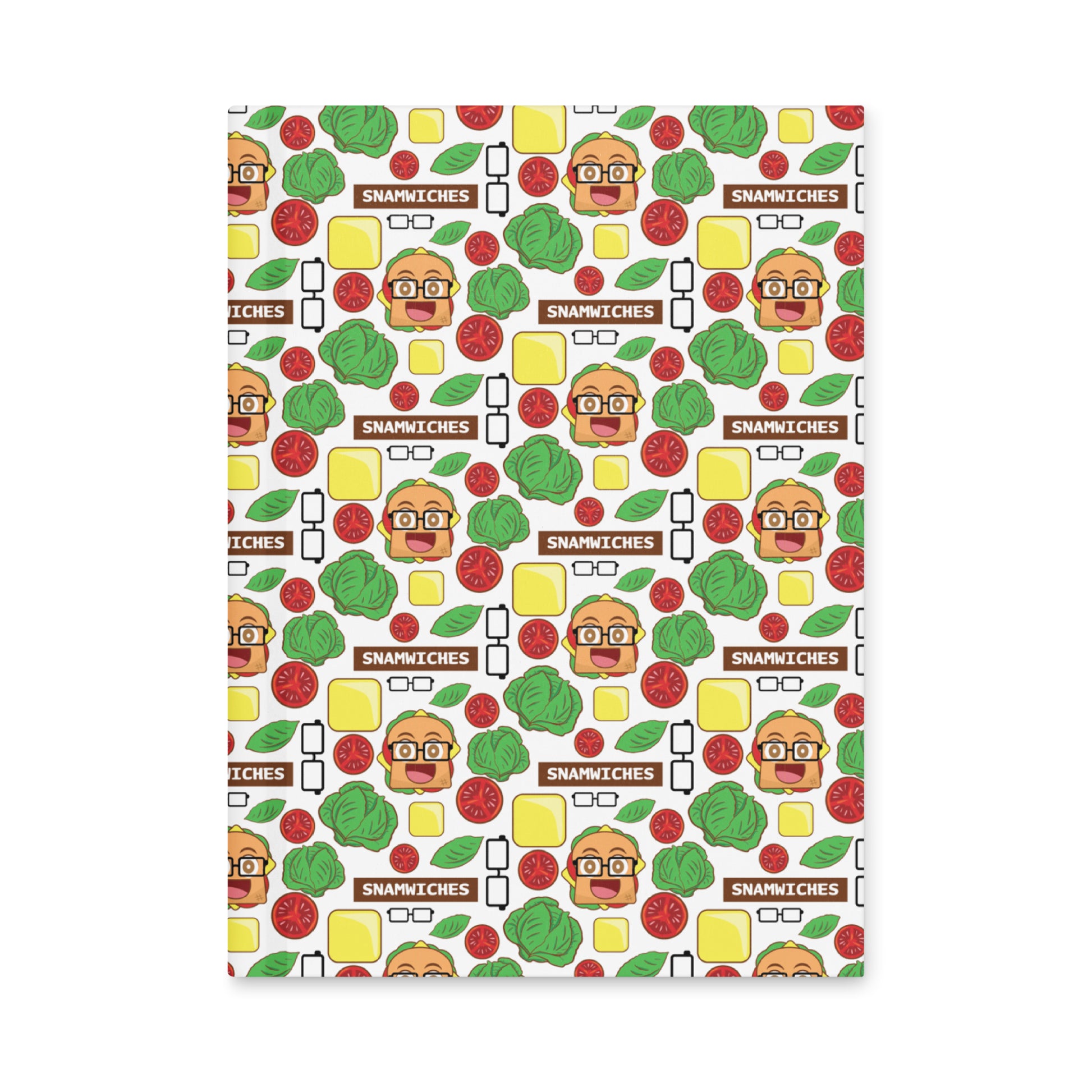 Snamwiches - Hardcover Journal - Snamwich Pattern - TantrumCollectibles.com