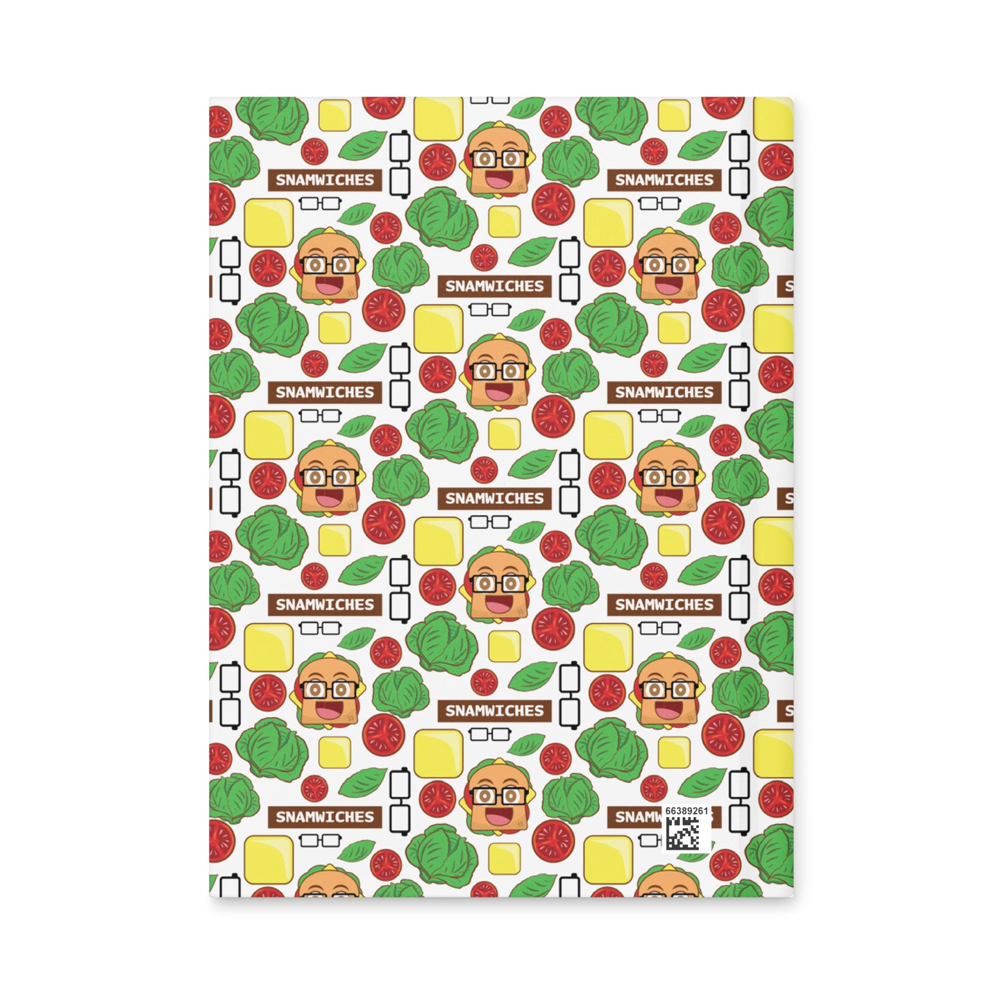 Snamwiches - Hardcover Journal - Snamwich Pattern - TantrumCollectibles.com