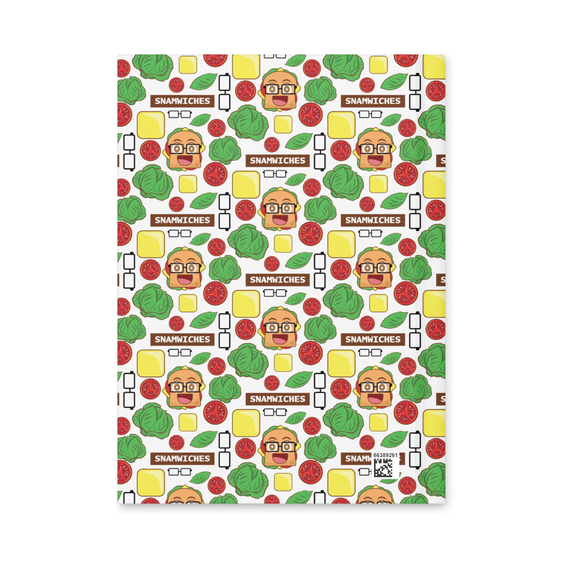 Snamwiches - Hardcover Journal - Snamwich Pattern - TantrumCollectibles.com