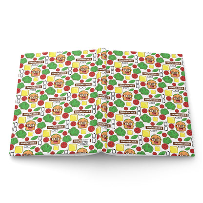 Snamwiches - Hardcover Journal - Snamwich Pattern - TantrumCollectibles.com