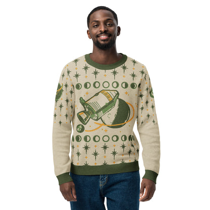 The Vintage Space - Knitted Holiday Sweater - Take Off - TantrumCollectibles.com