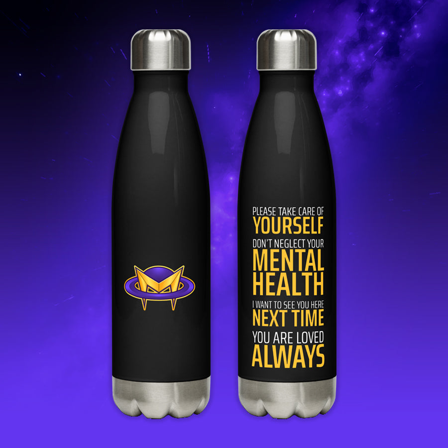 SuperMCGamer - Stainless Steel Water Bottle - Take Care - TantrumCollectibles.com