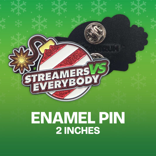 Streamers vs Everybody - Enamel Pin - Logo