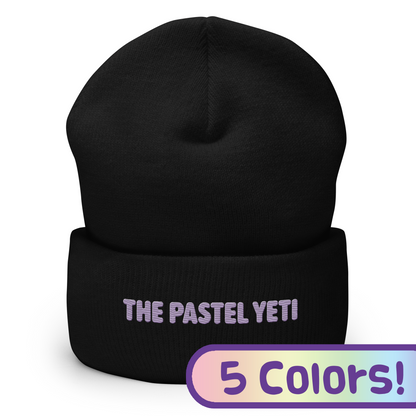 ThePastelYeti - Embroidered Cuffed Beanie