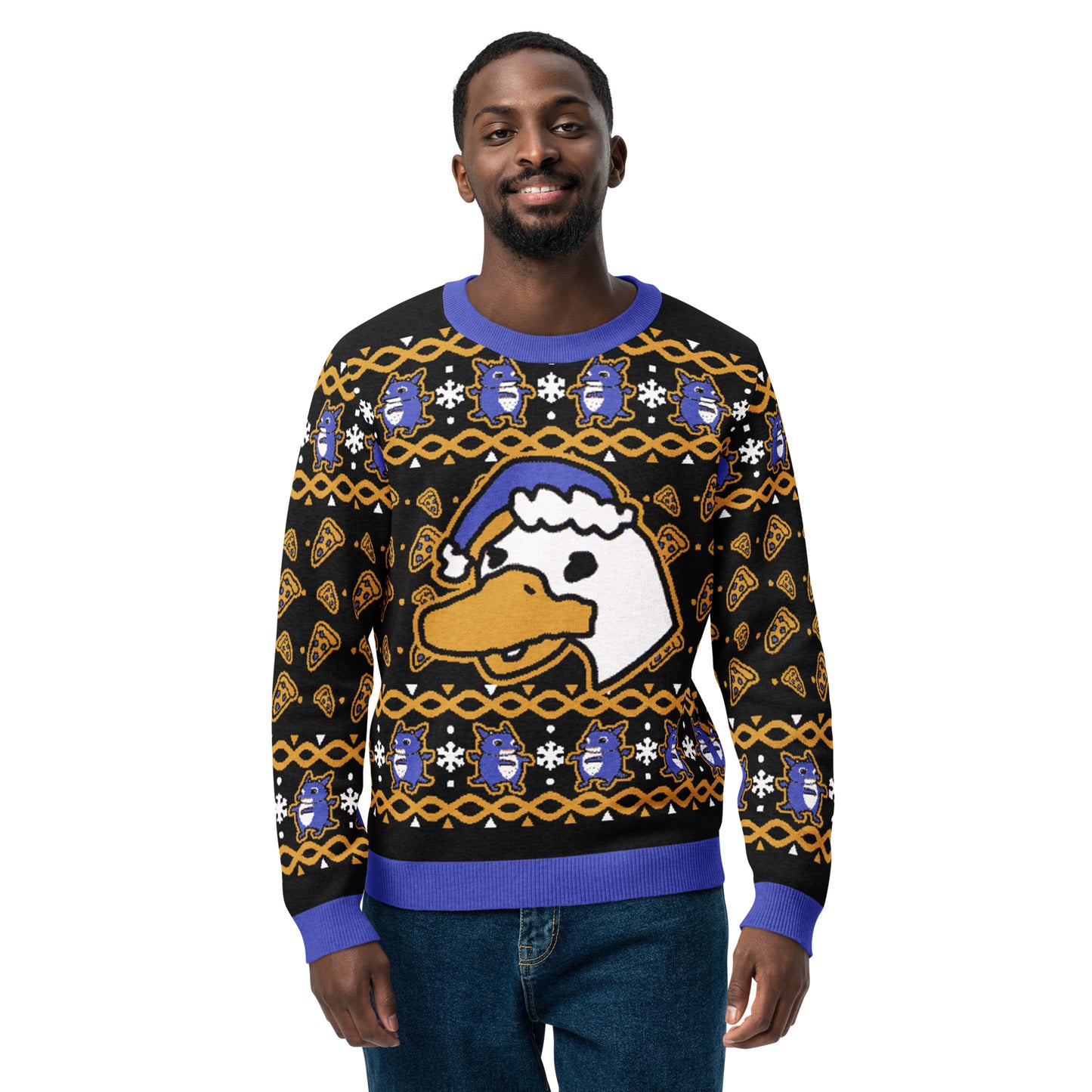 The Dragon Feeney - Knitted Holiday Sweater - Holiday Honk
