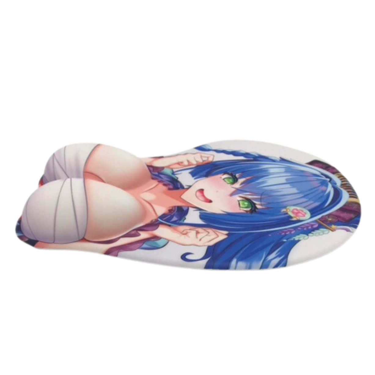 Kiara_TV - 3D Mouse Pad With Wrist Support - Kimono Oppai