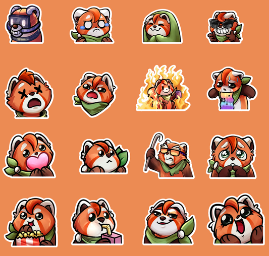 Jyggy - 3" X 3" Sticker Bundle - Wave 1 (16 stickers)
