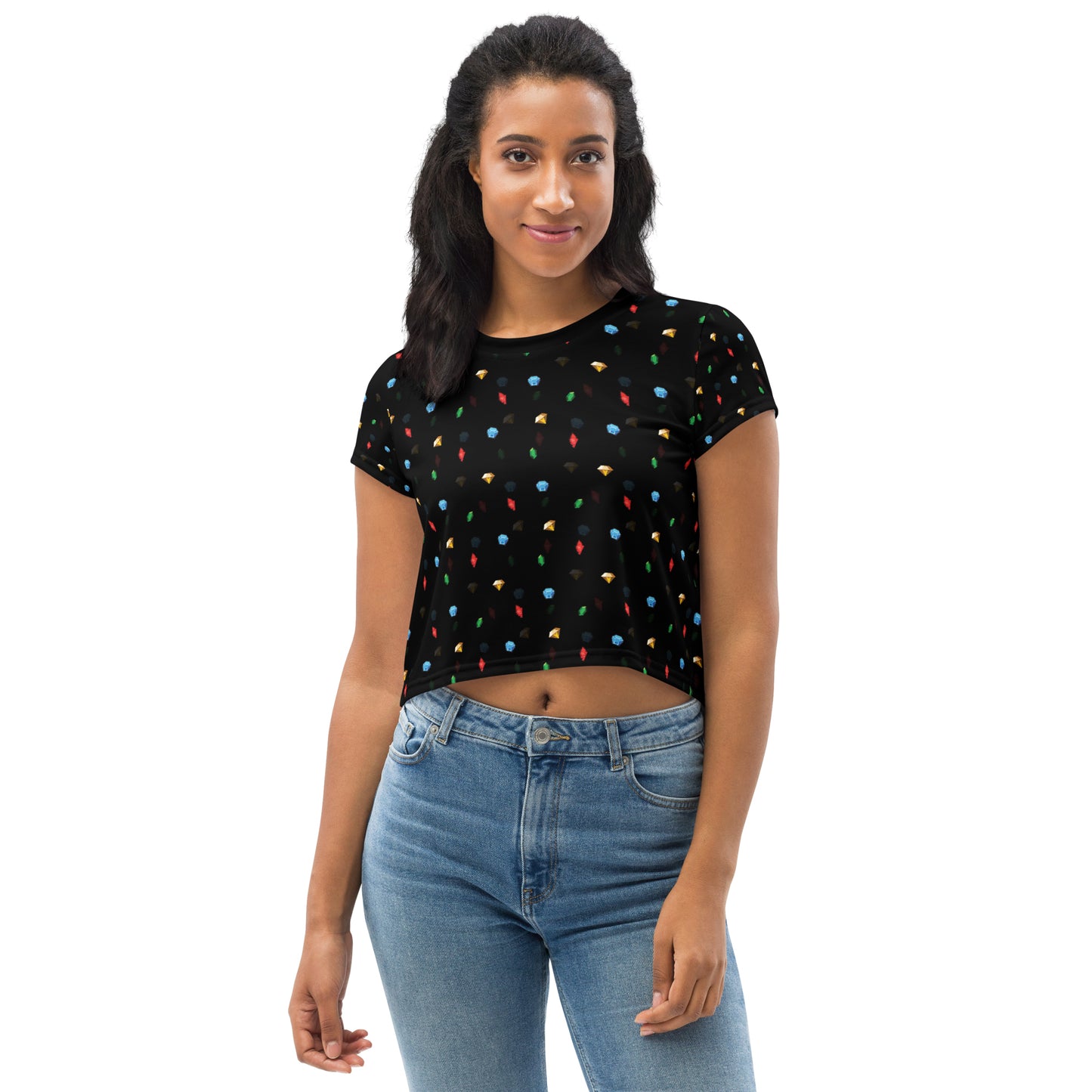 Emidivergent - Crop Tee - Gem Assortment