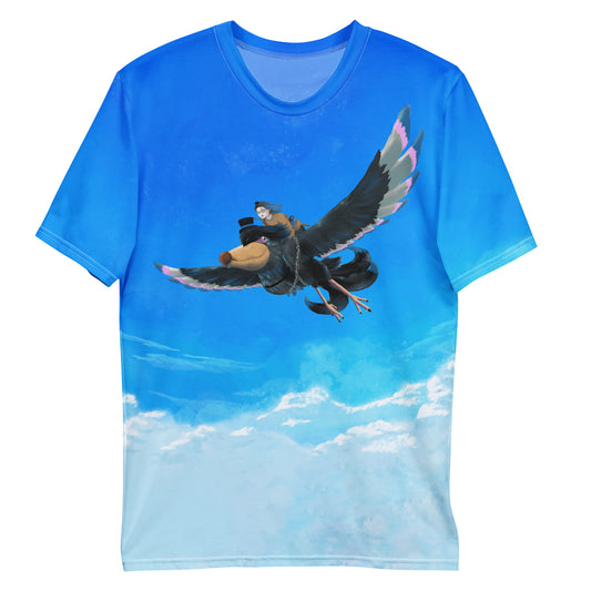 PippyInATopHat - All-Over Print Unisex Tee - Skyward