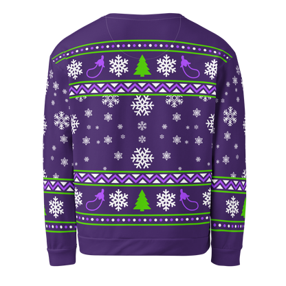 Andy - Holiday Unisex Sweatshirt - Eggplant Andy