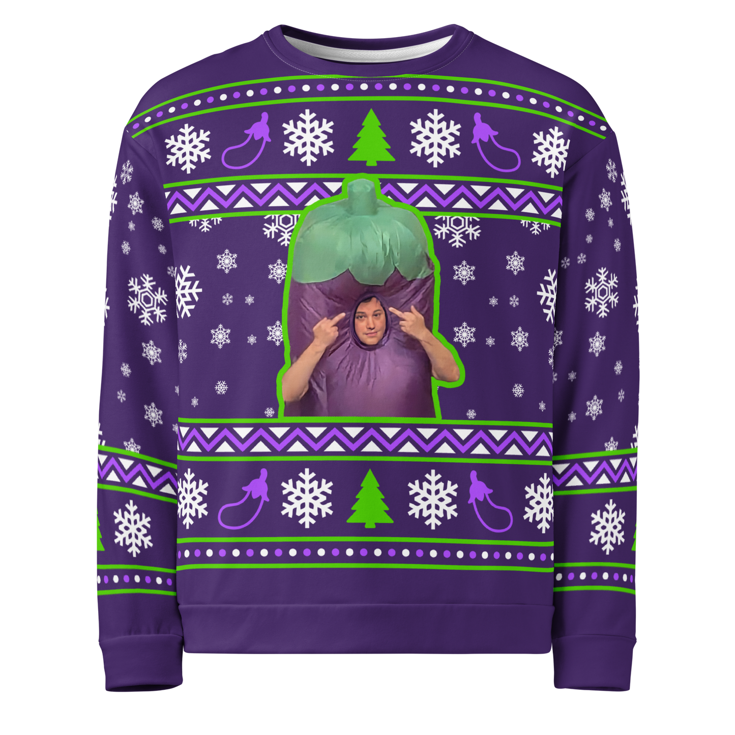 Andy - Holiday Unisex Sweatshirt - Eggplant Andy